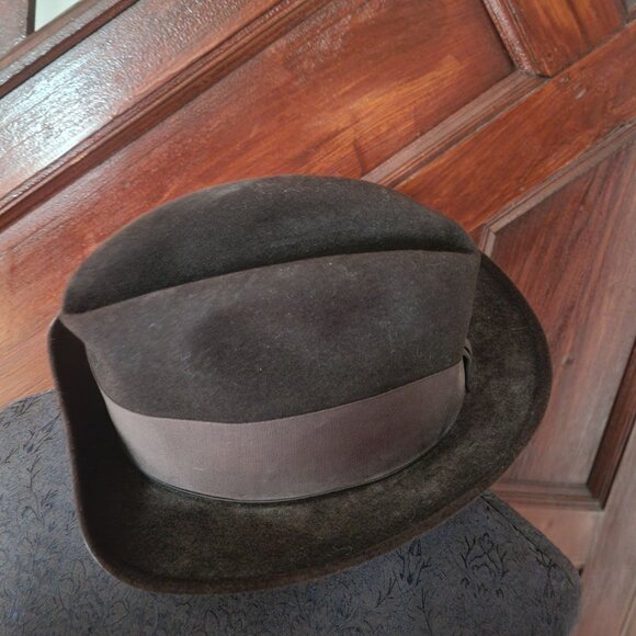 Vintage Jay Lord Hatter Brown Felt Fedora - Picture 2 of 8